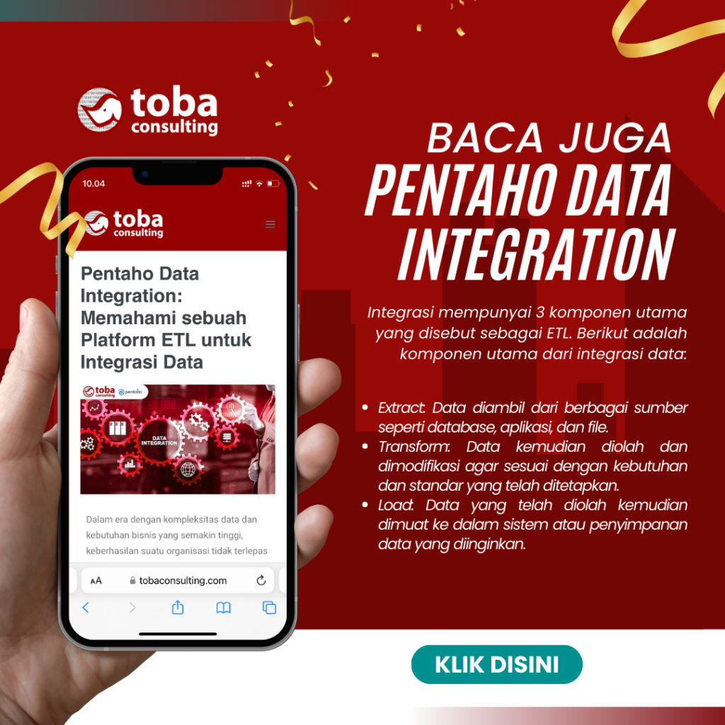 Pentaho data background merah